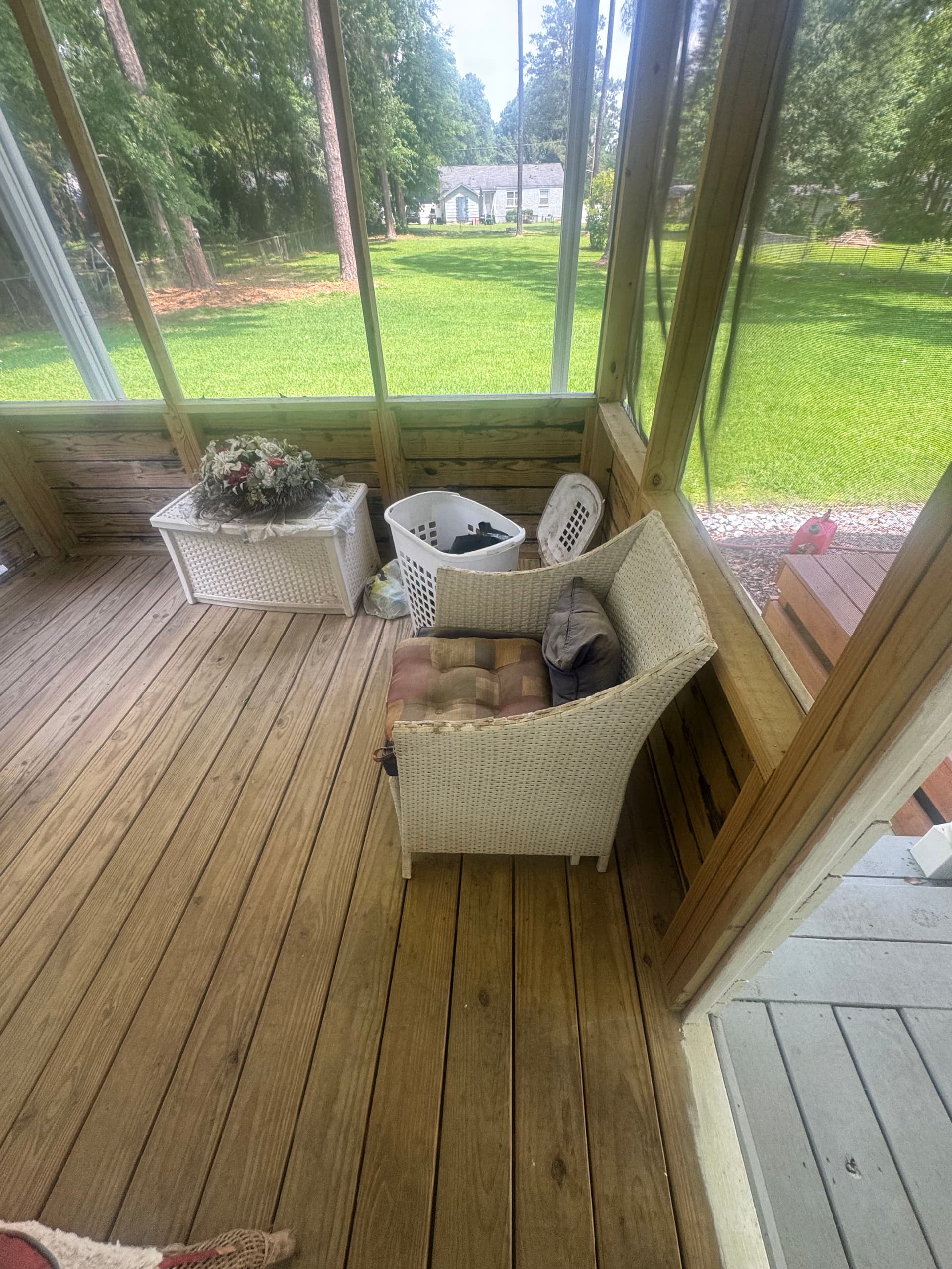 Gallery photos for Screened Porch Cleanout Gets This Outdoor Space Back: Image #1