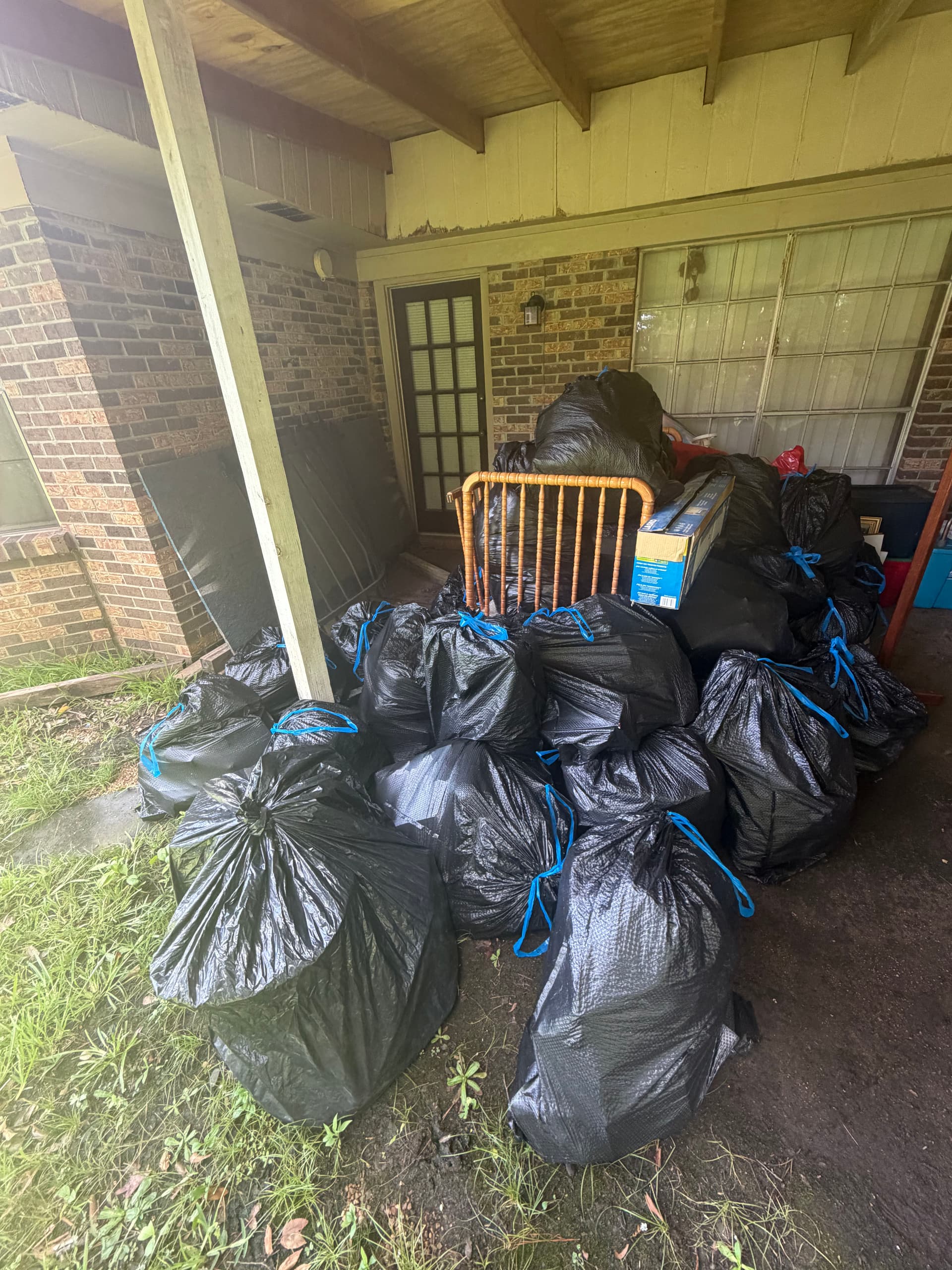 Back Patio Cleanout Gets a Fresh Start in Jackson MS image