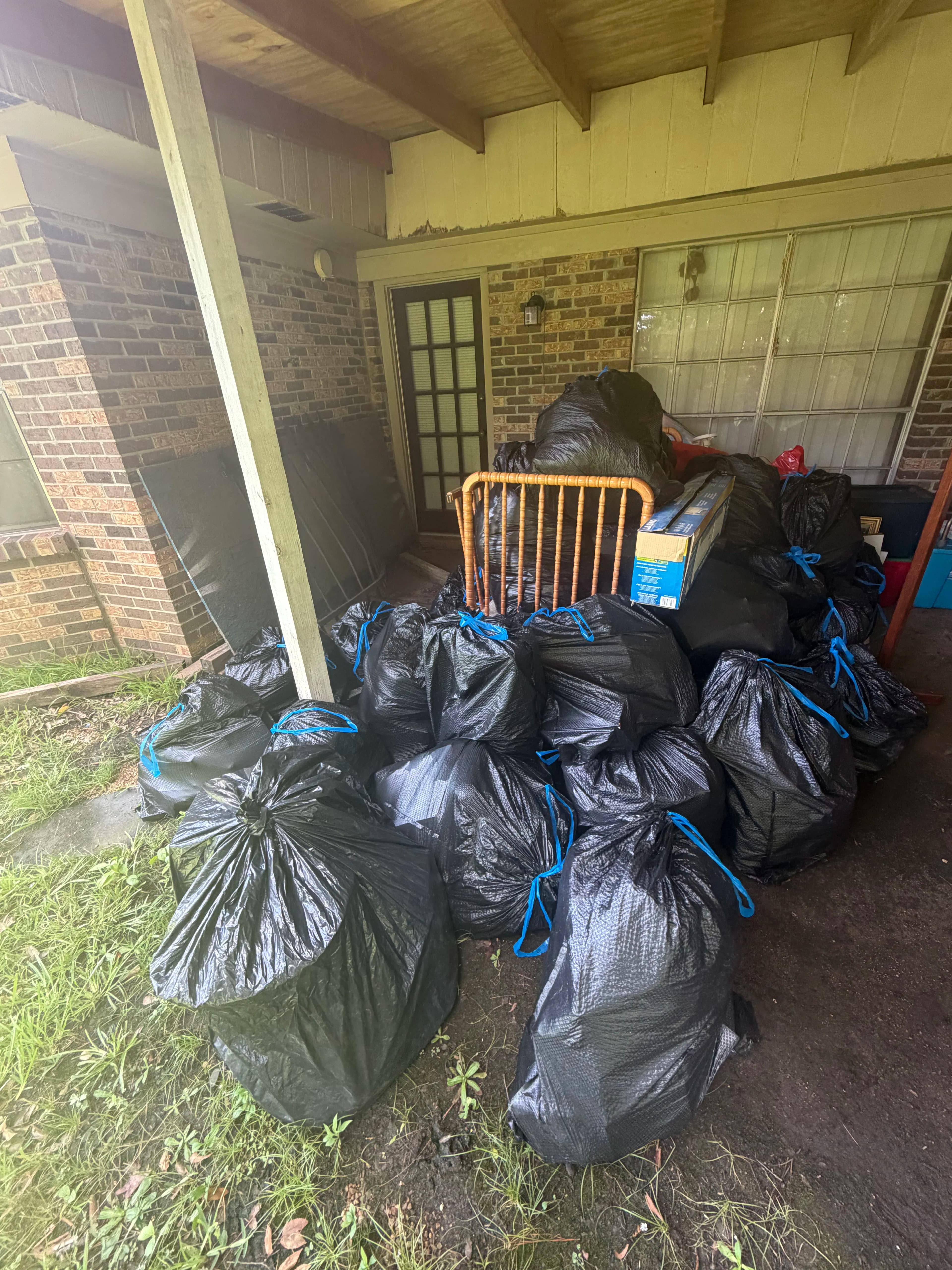 Project Back Patio Cleanout Gets a Fresh Start in Jackson MS image