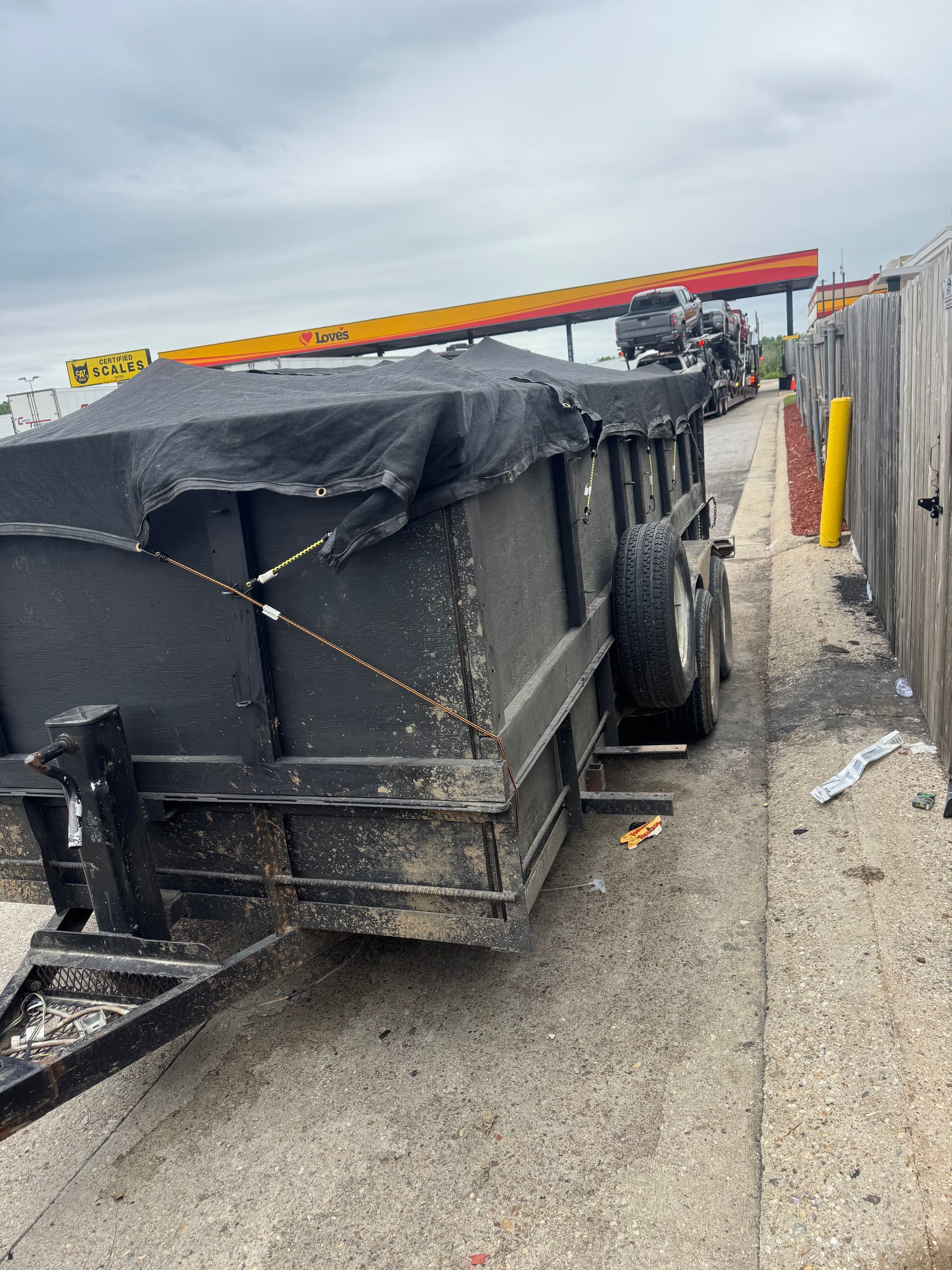 Gallery photos for Commercial Dumpster Enclosure Overflow Cleanout Done Right: Image #4