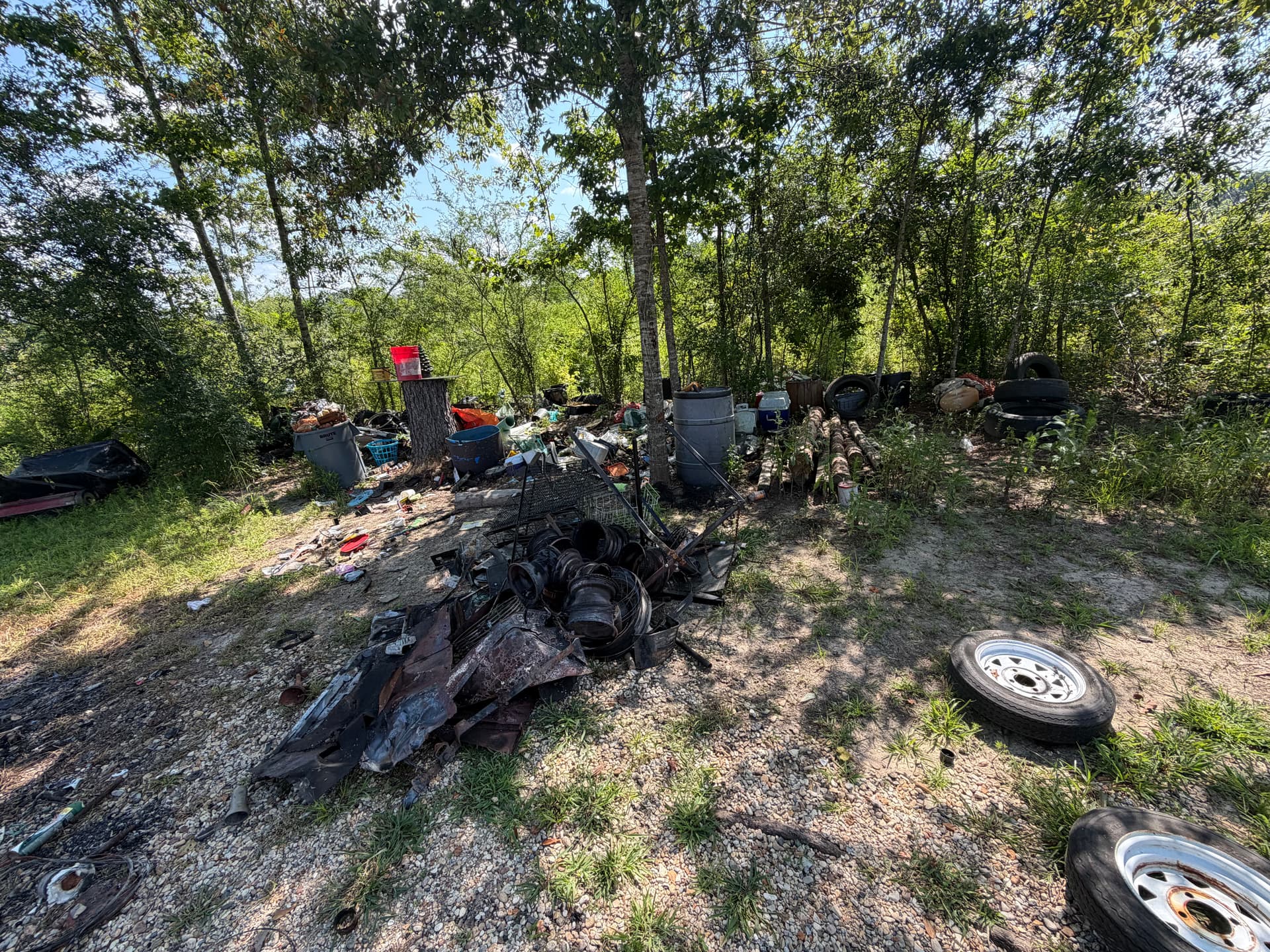 Gallery photos for Scattered Junk and Debris Gone - Bare Ground Reclaimed: Image #1