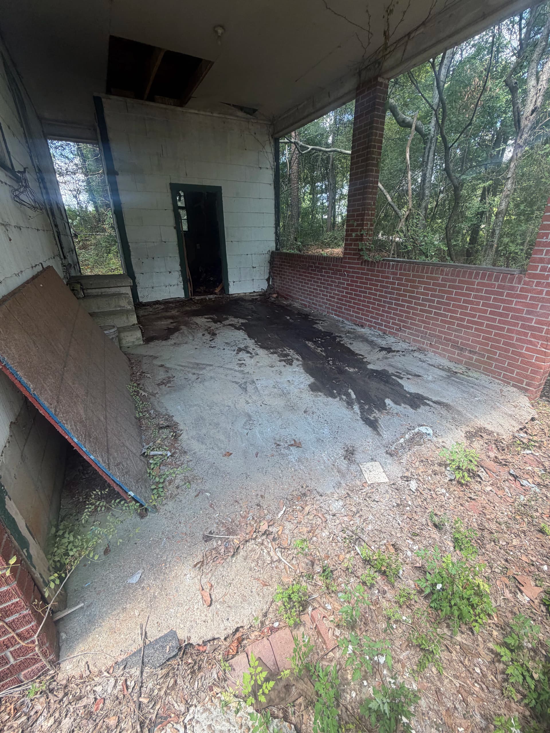 Carport Cleanout and Yard Debris Removal in Brandon MS