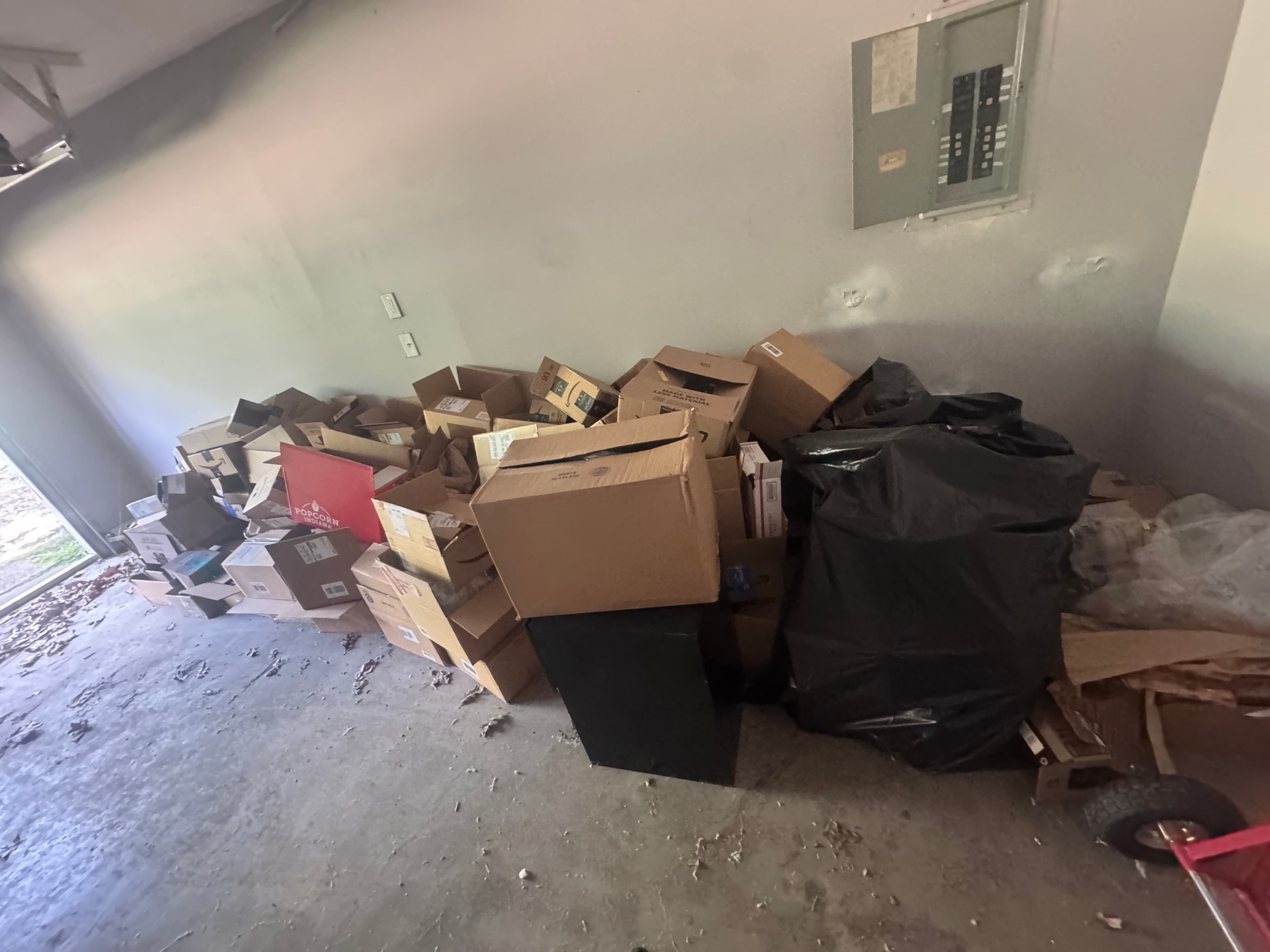 Project Full Property Cleanout Tackles Cardboard and Bulk Debris Overload image