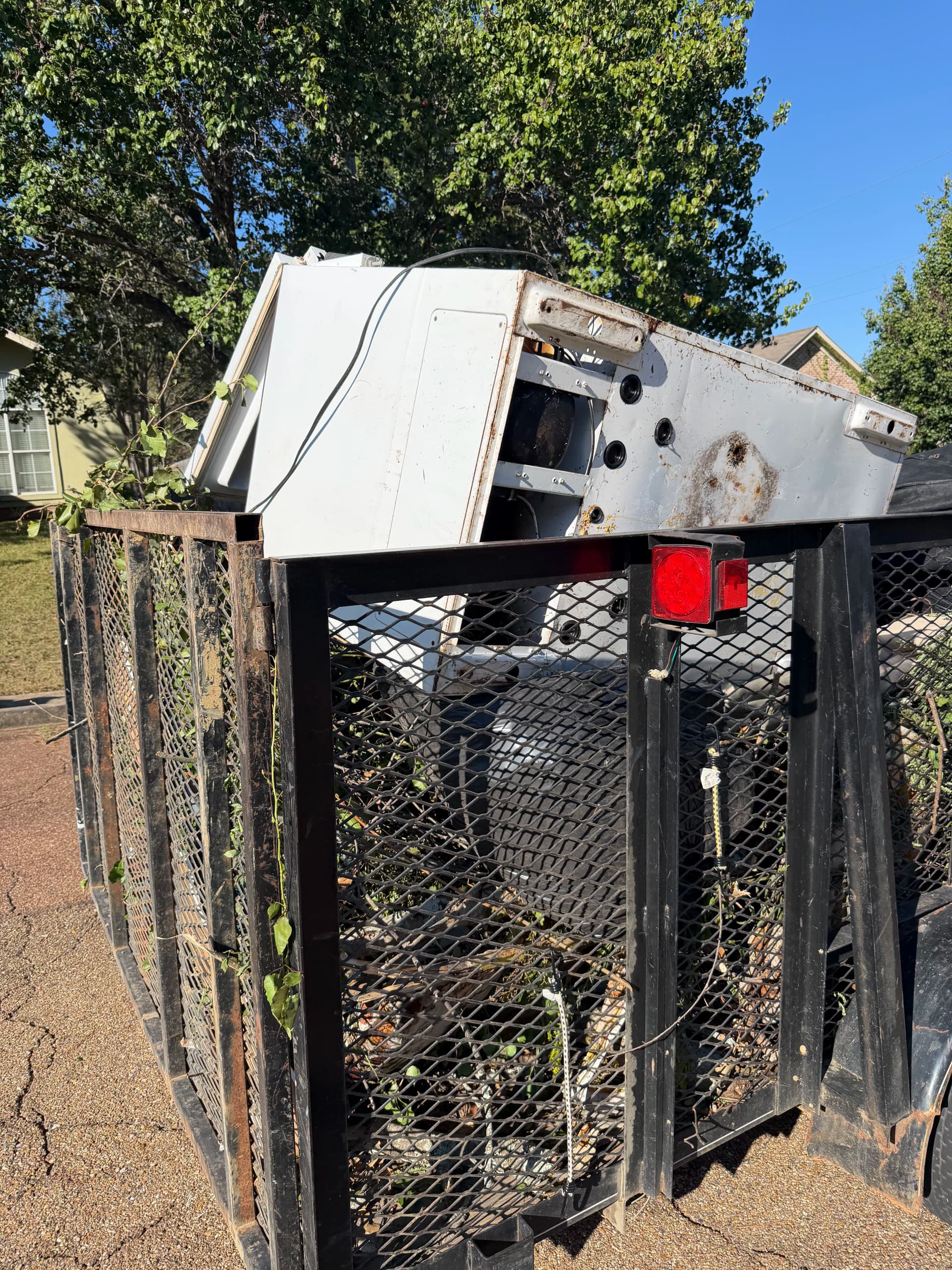 Old Freezer and Yard Debris Hauled Away in Ridgeland MS image