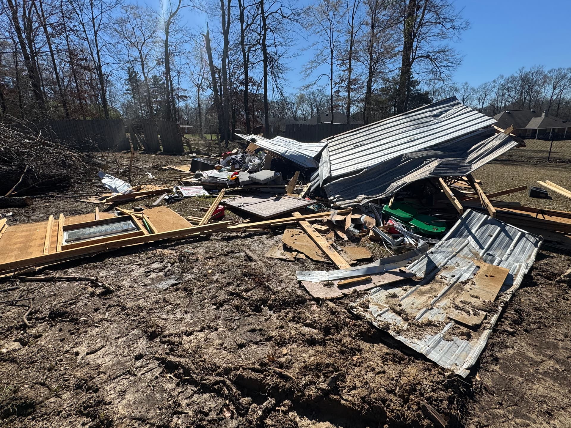 Shed Demolition and Cleanup Success