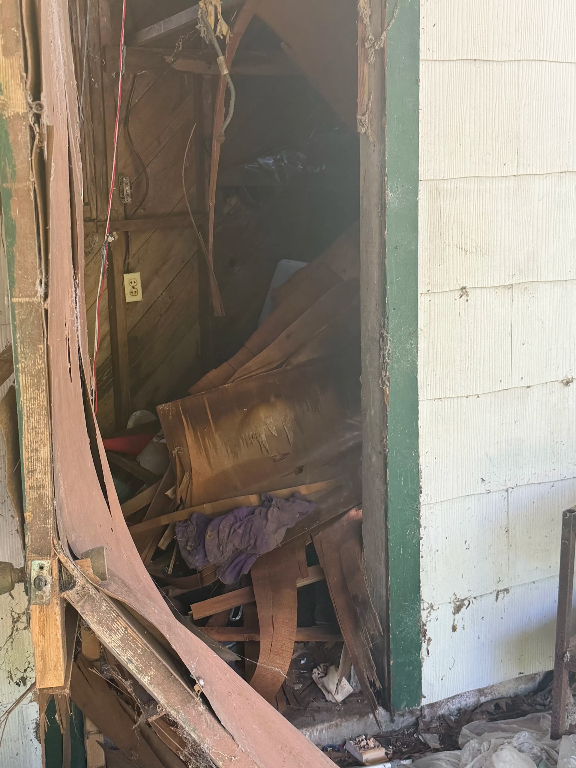 Carport Cleanout and Yard Debris Removal in Brandon MS