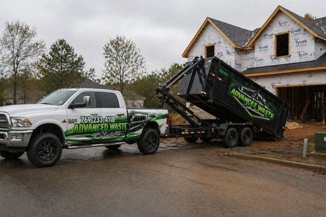 20-Yard Dumpster Delivery for a Residential Construction Site image