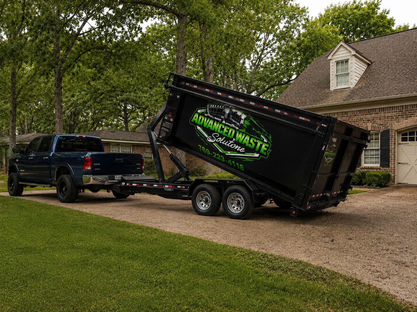 Residential Dumpster Rental Delivered Right to Your Driveway image