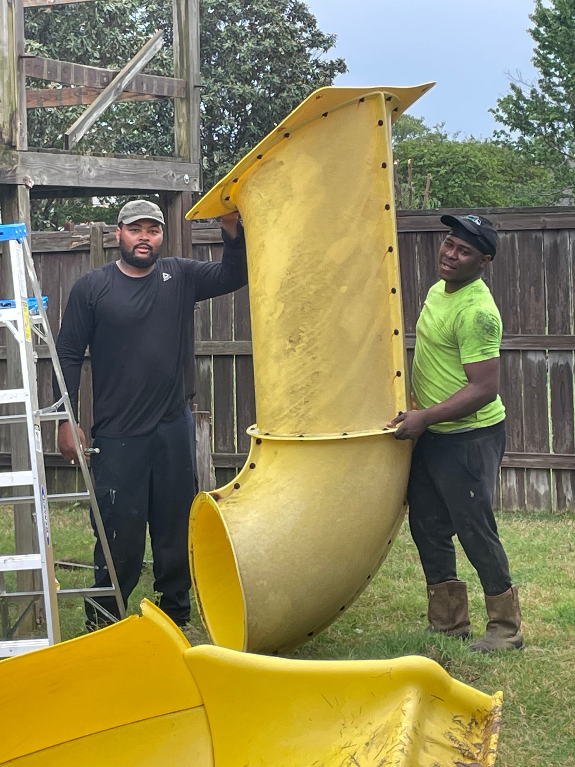 Gallery photos for Old Backyard Playground Torn Down and Hauled Away Same Day: Image #2