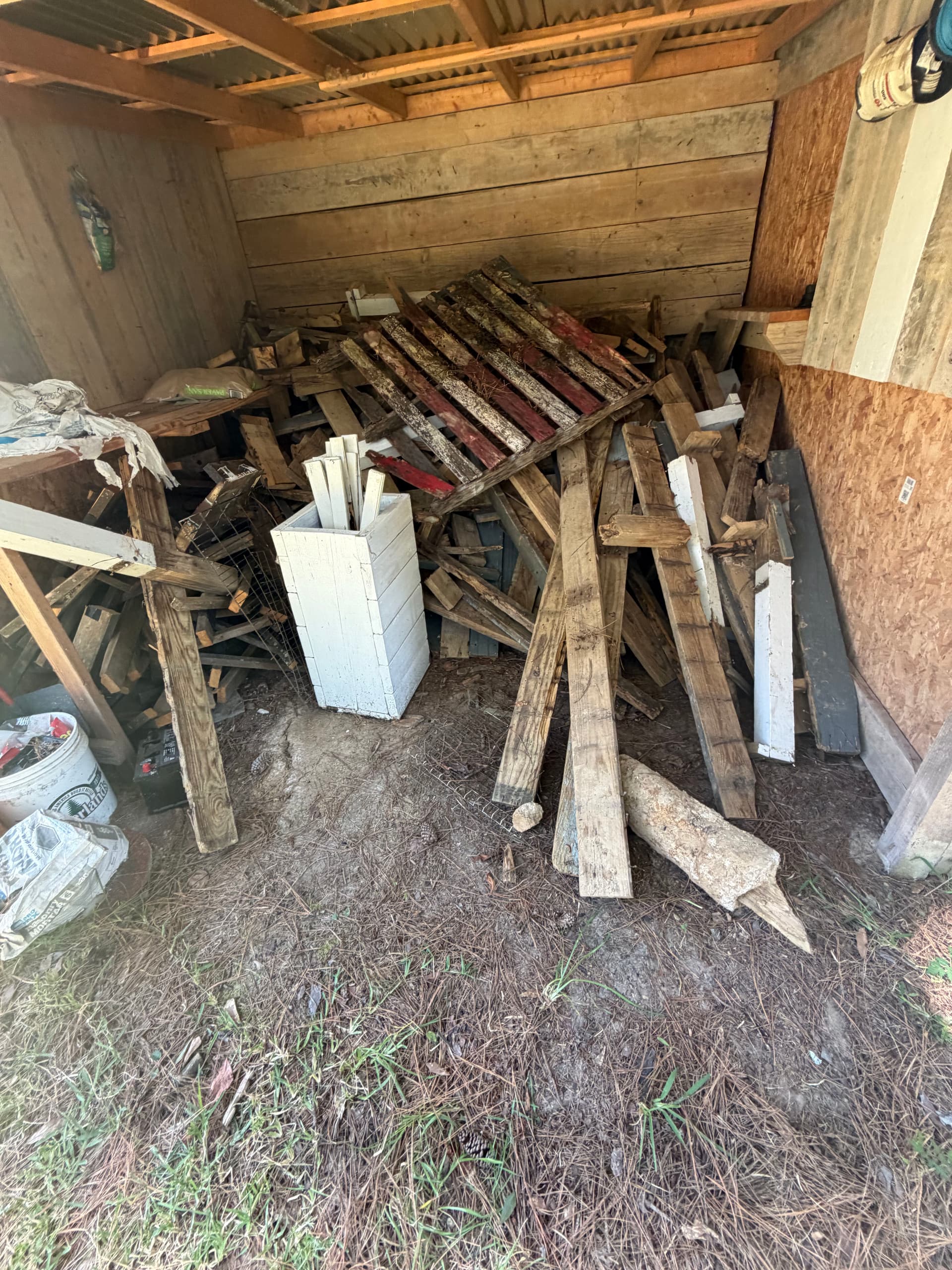 Shed Wood Debris Hauled Out in Brandon MS image