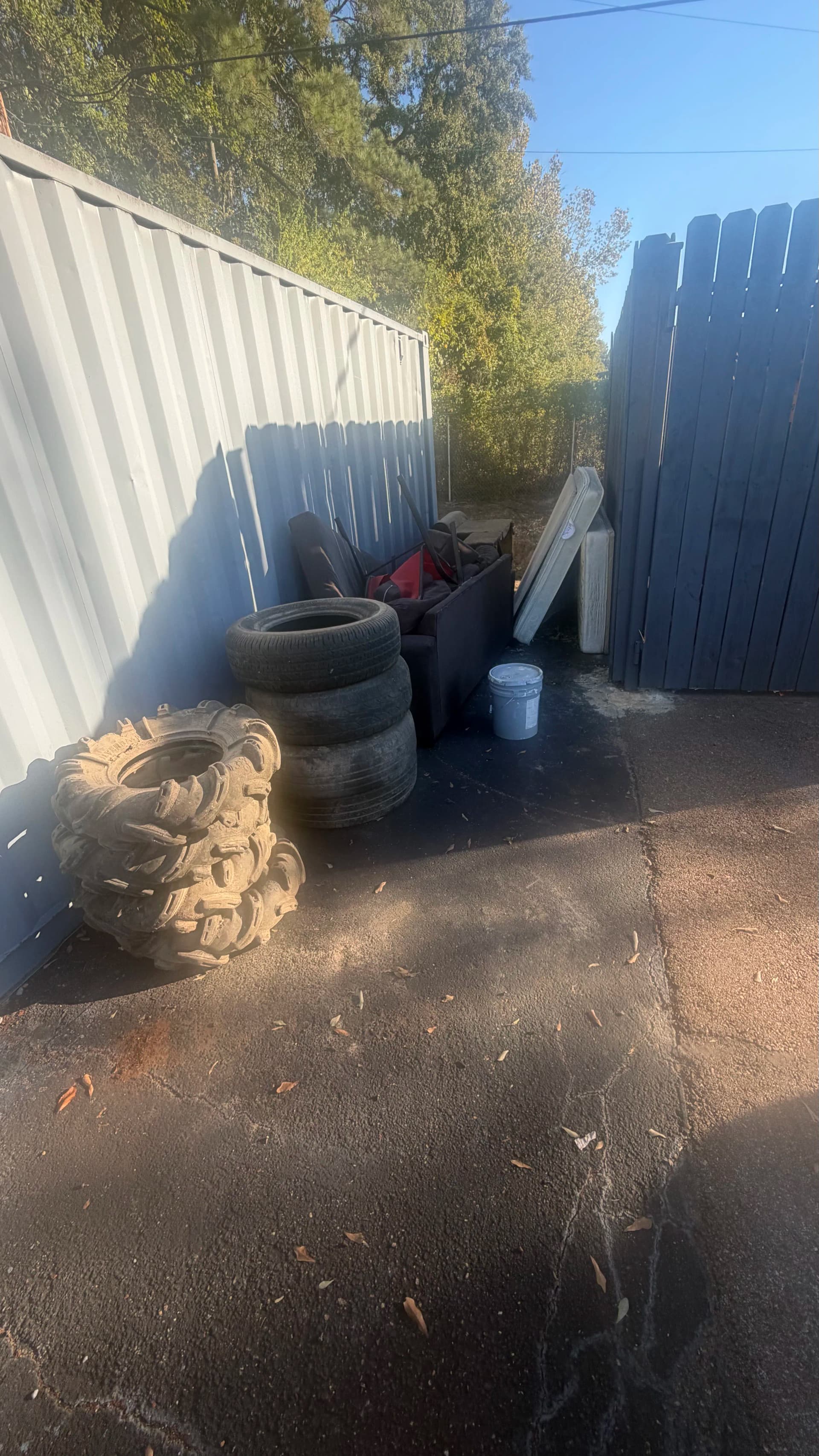 Old Tire Removal Clears Up Space in Pearl MS image