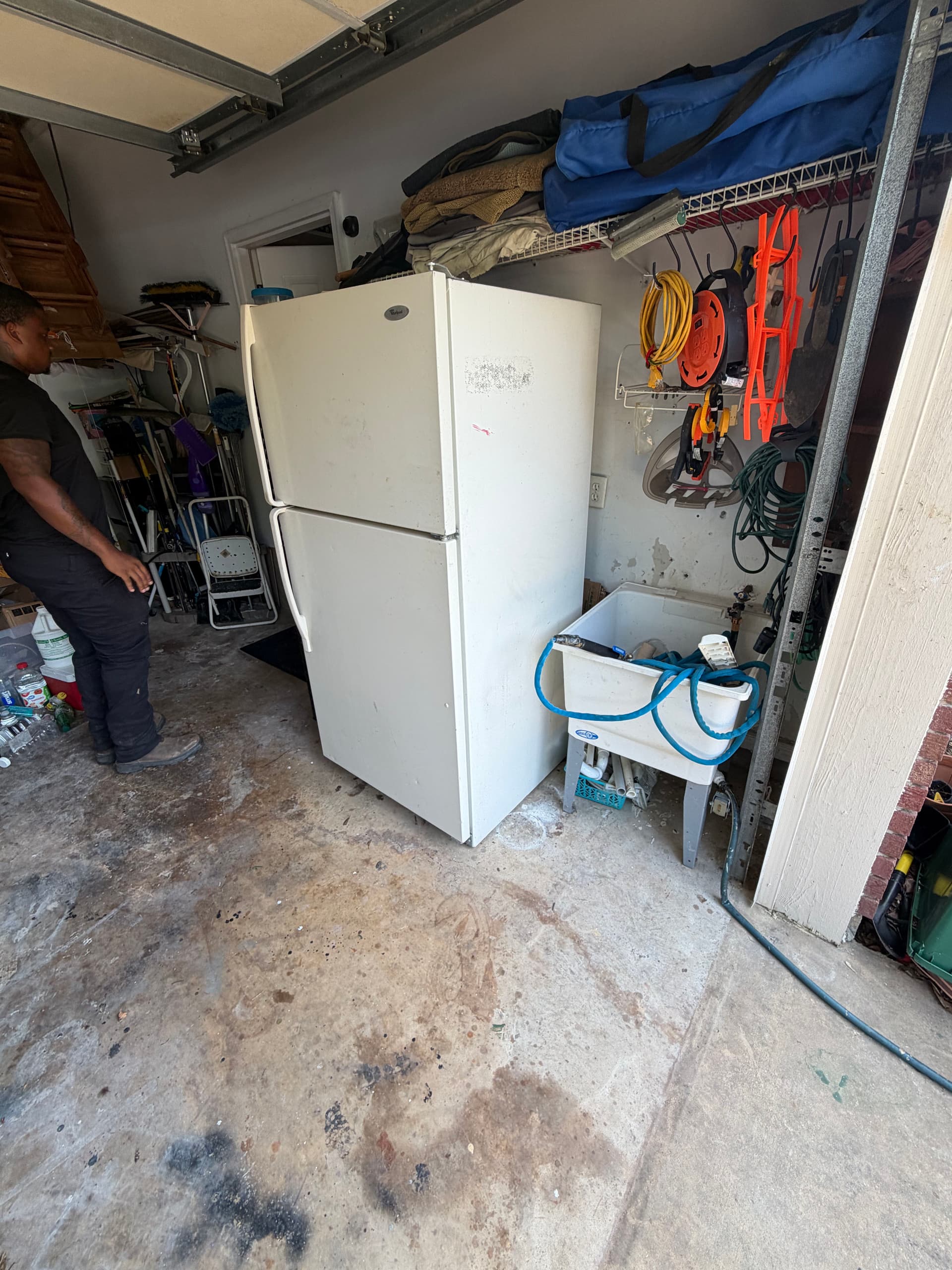Old Fridge Out the Door in Clinton MS image