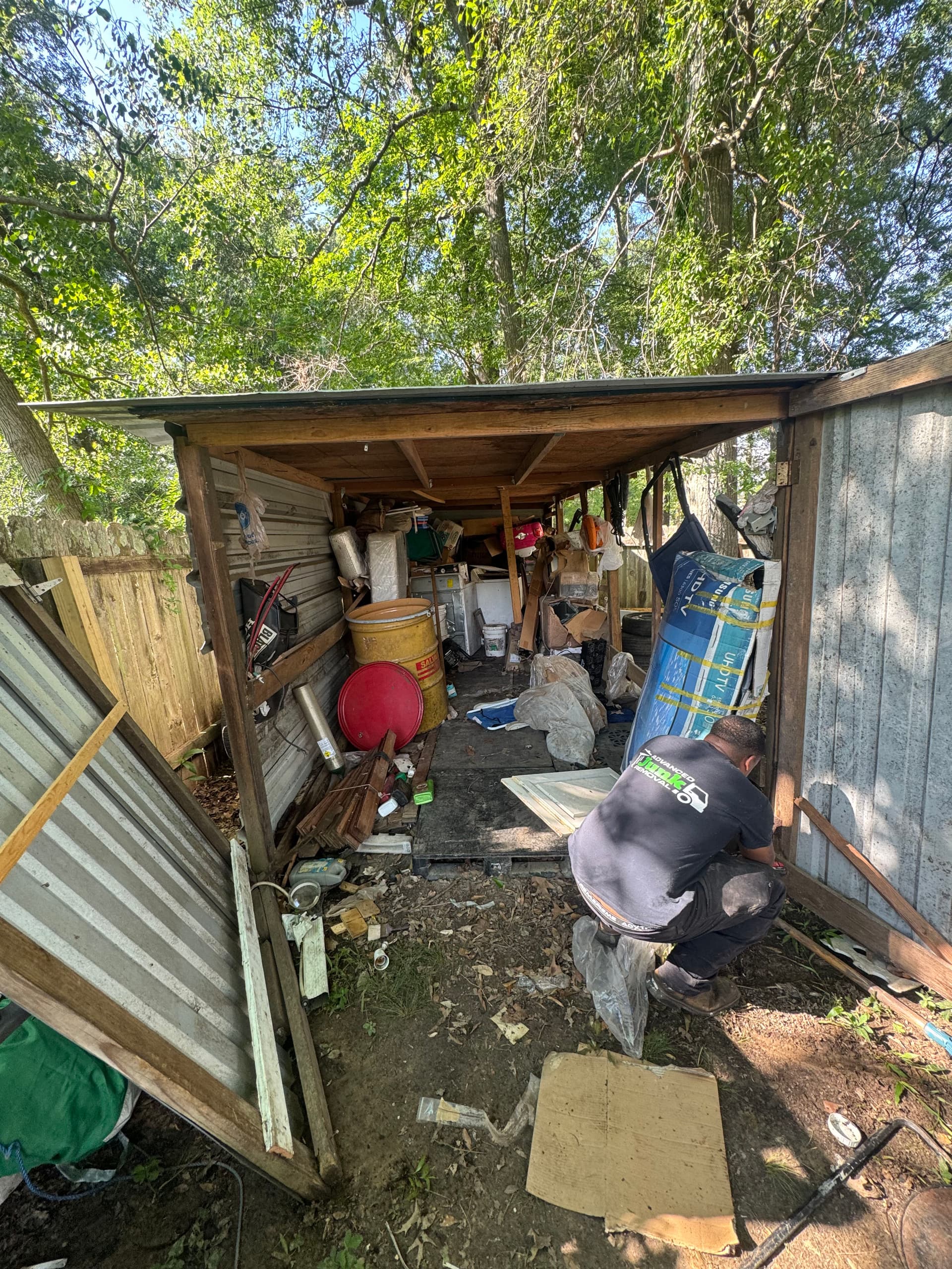 Gallery photos for Shed Demolition and Full Backyard Cleanup in Flowood MS: Image #2