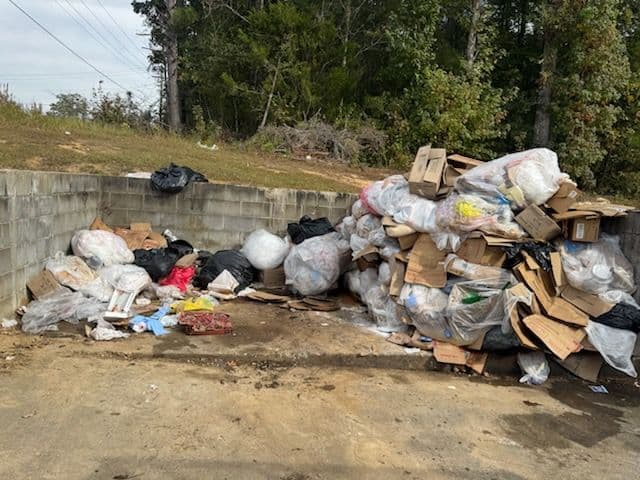 Project Dumpster Enclosure Cleanup at Pizza Hut in Louisville image