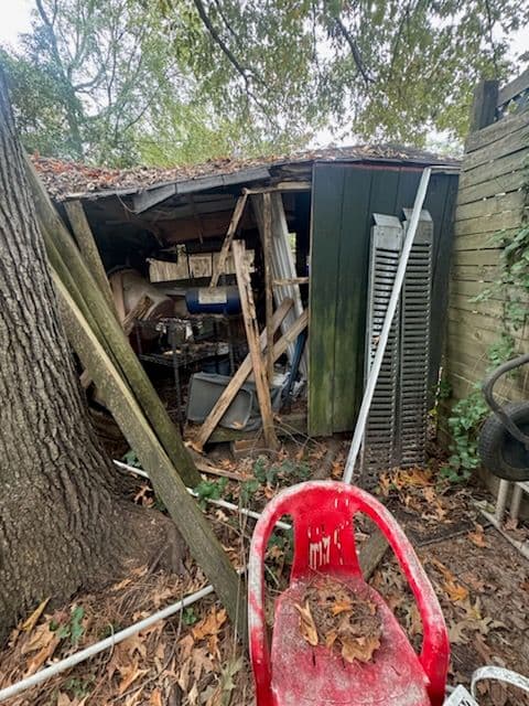 Efficient Shed Demolition in a Brandon Backyard
